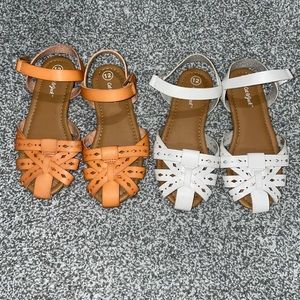 Cat and Jack Elysia Sandals size 12 Toddler